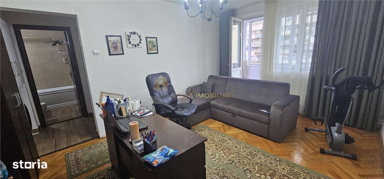 APARTAMENT 2 CAMERE 43 MP PLUS BALCON DE 10 MP ZONA MERCUR - Imagine principală: 4/10