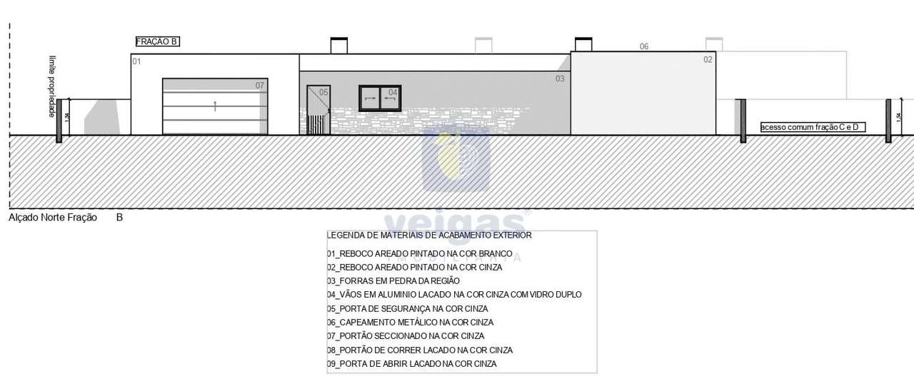 Moradia T3 térrea isolada nova com piscina em Pataias, a 10 km da Naza-12