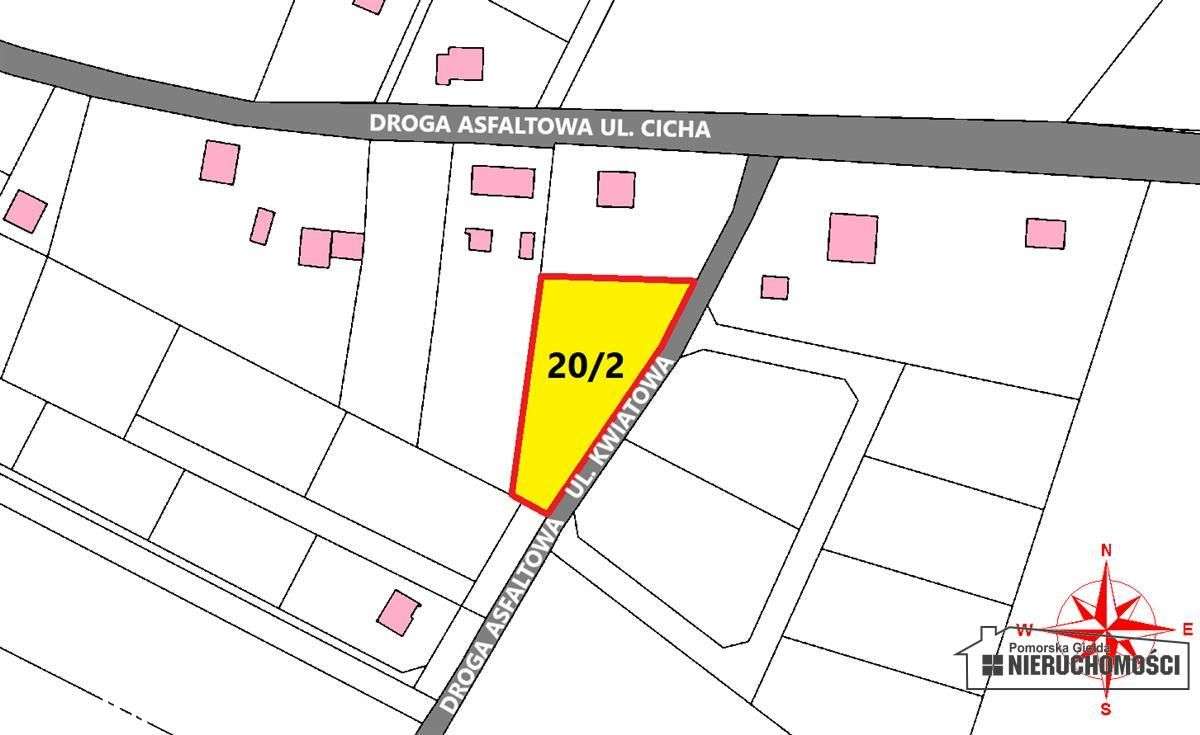 Działka budowlana 1940m2 | media | asfalt | Turowo-13