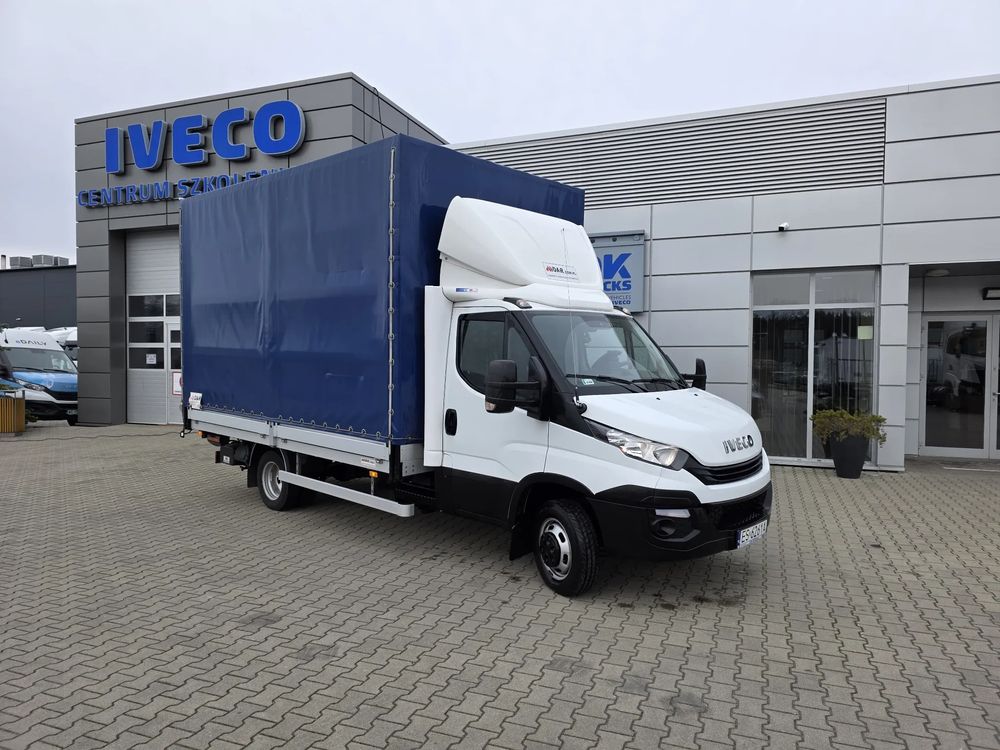 Iveco 50C15 plandeka + winda 10EP Tylko 38000 km ! Krajowy Pierwszy Właściciel dmc 3500 kg ! Skrzynia Plandeka Firanka Silnik 3l Winda  50C18 35C15 50C16