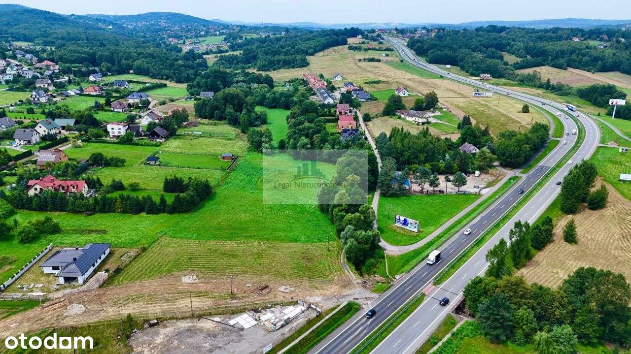 Działka komercyjna przy Zakopiance (Krzyszkowicach - przy DK7) - Pełny obrazek: 5/7
