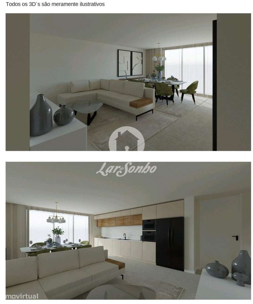 Apartamento T1 COMO NOVO com Lugar de Garagem, a 500m da Praia cent... - Grande imagem: 5/31