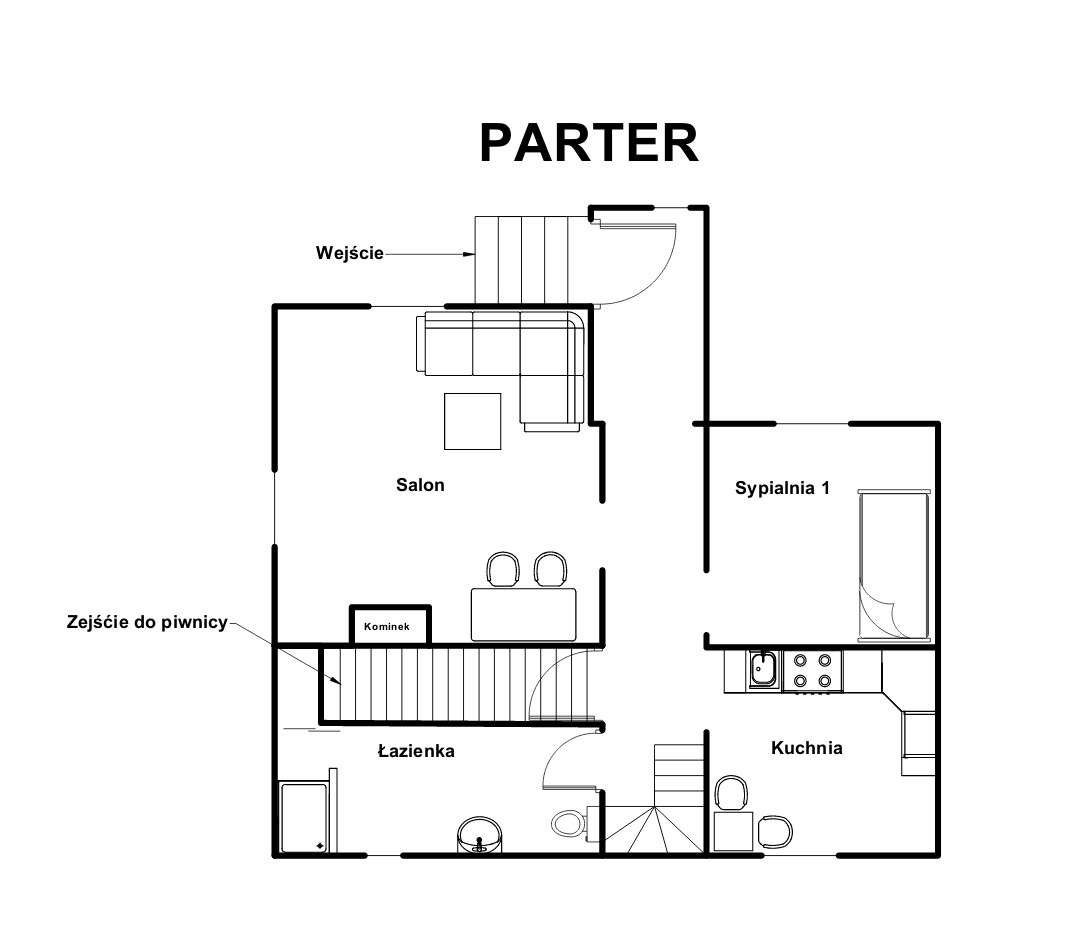 Dom wolnostojący w cichej, zielonej okolicy Bielska Białej - Pełny obrazek: 5/10