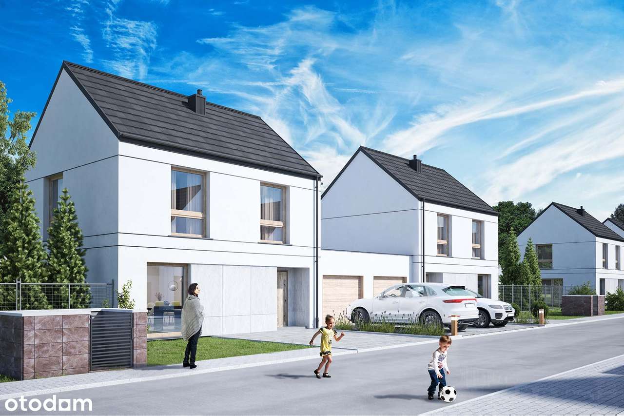 Bliźniaki w mieście. Duże działki 520m2