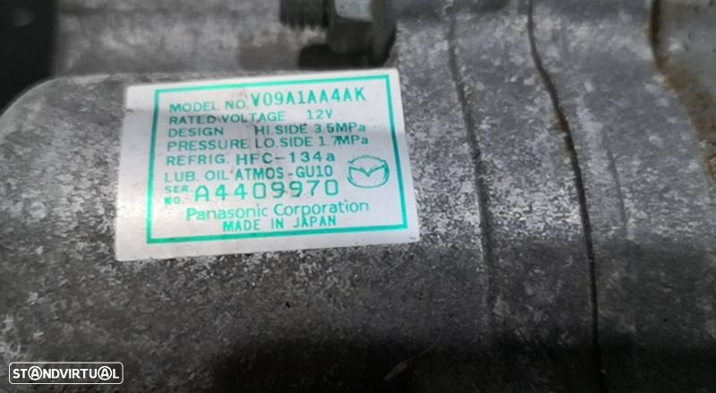 Compressor Do Ar Condicionado Mazda 2 (De_, Dh_) - 3