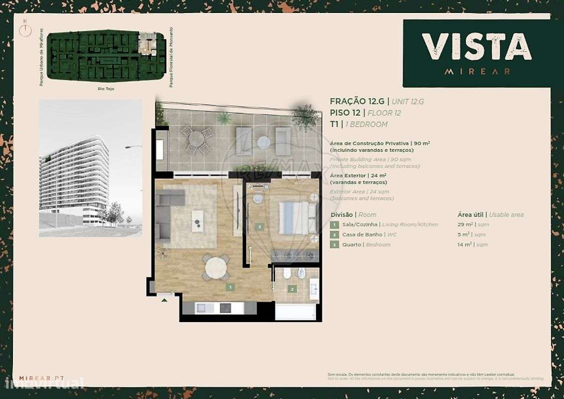 Apartamento T1 para venda - Grande imagem: 5/9