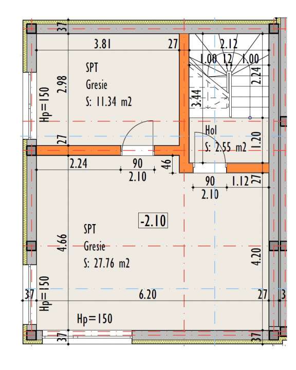 Casa cuplata, 168 mp utili, teren 200 mp – Dambul-Rotund-3