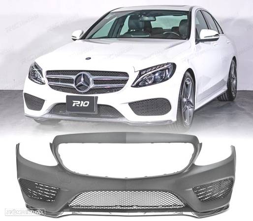 PARA-CHOQUE DIANTEIRO PARA MERCEDES CLASSE C W205 15-18 LOOK AMG - 1