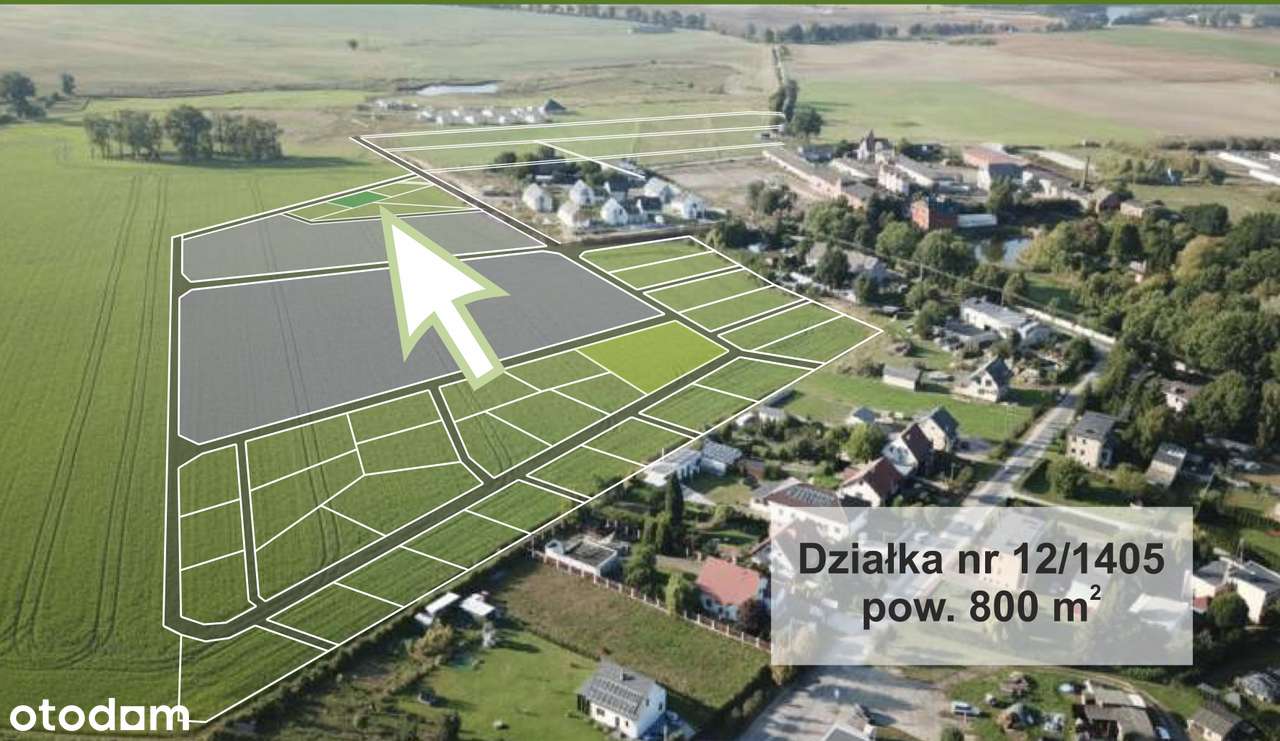 Działka 800 m²  - blisko natury - MPZP, wod-kan-2