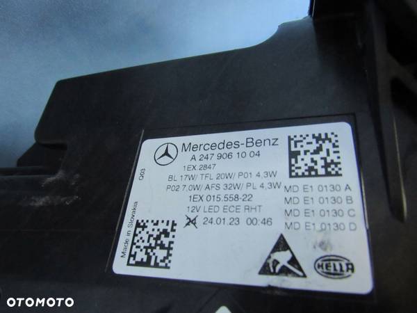Prawa Mercedes W247 Lift B-Klasa Performance EUROPA - 9