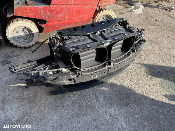 tragăr parte fata completa bmw seria 7 F01 LCI Facelift după 2012 730xd radiatoare Etc pachet M Armătura suport bmw intercooler ac apa Lonjeron / lonjeroane - 7