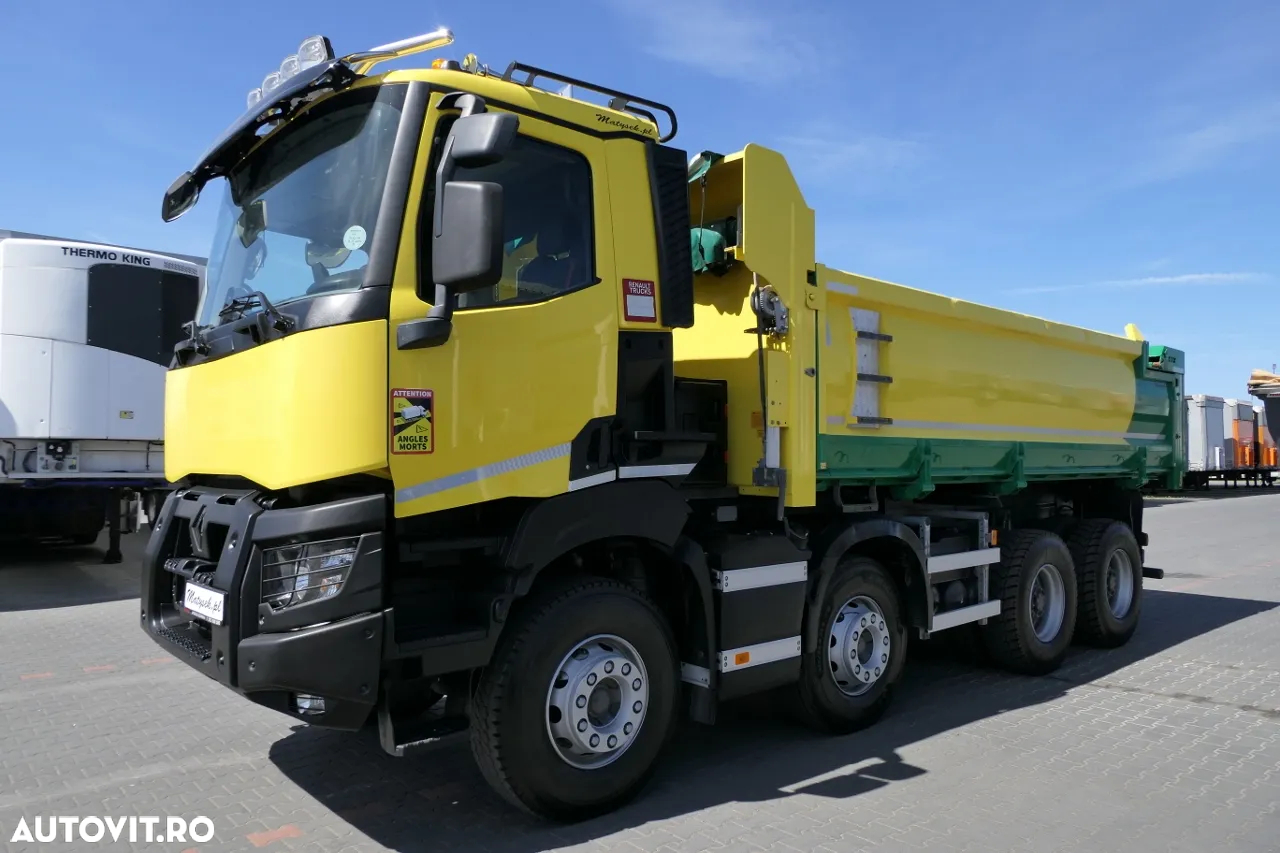 Renault K 520 / 8x4 / BASCULANTE + HIDROBOARD / BORDMATIC / AN 2020 / EURO 6 / - 13