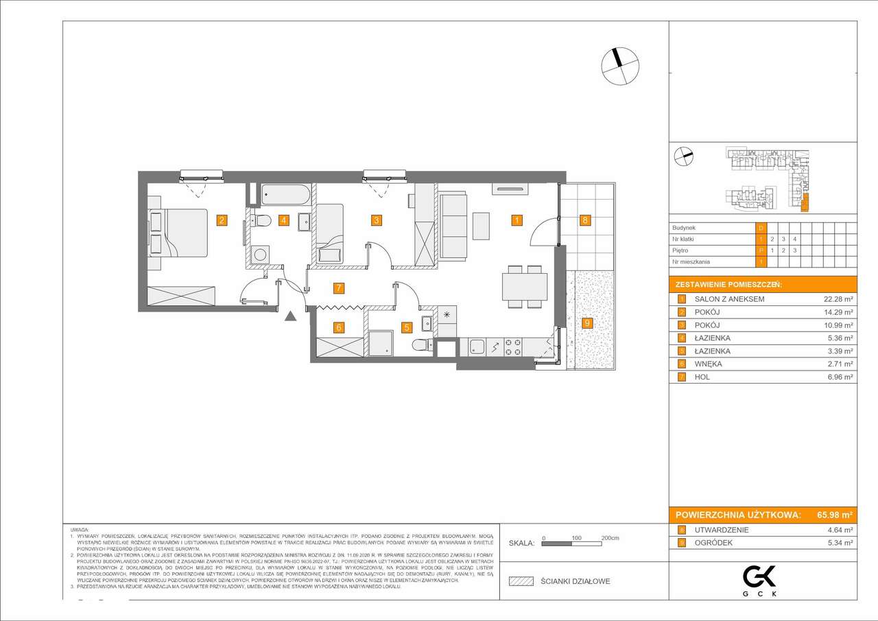 3 pokoje | garderoba | GOTOWE | zamknięte osiedle | BEZ PROWIZJI/PCC-10