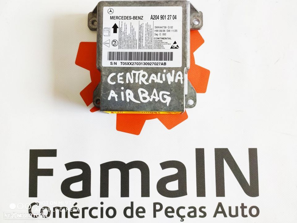 Peça - Centralina Airbags Mercedes W204