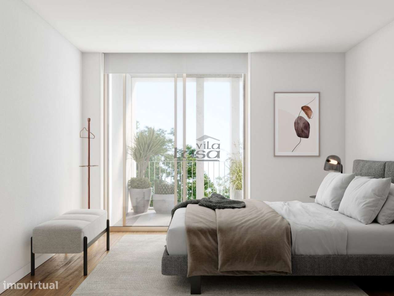 Apartamento T2 c/ terraço e jardim  em Arcozelo - Grande imagem: 5/11