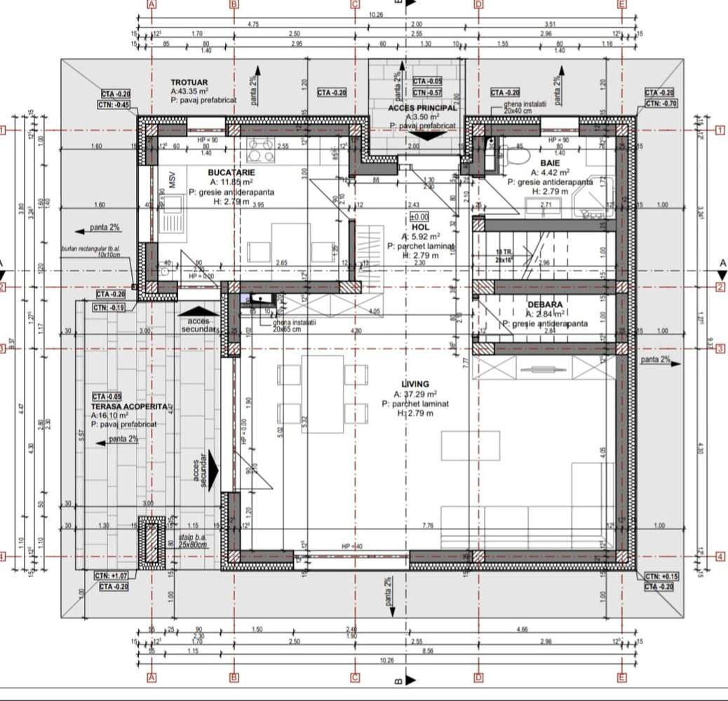 Casa individuala | 125mp | teren 376mp | terasa | zona Luna de Sus-9