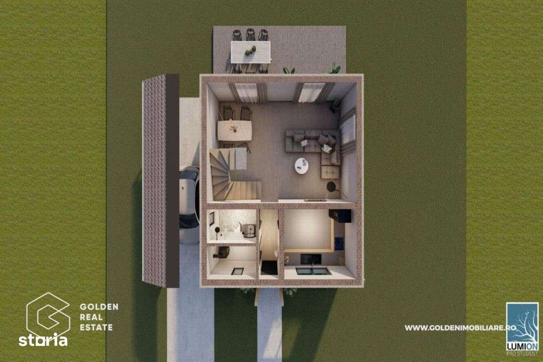 Casa/Vila CALYOPE P+E, 400 mp teren, Cartierul ATHENA, comision 0% - Imagine principală: 3/5