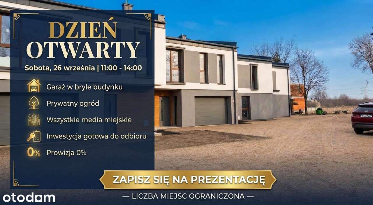 Bezpośrednio ostatni dom w zakończonej inwestycji, odbierz klucze