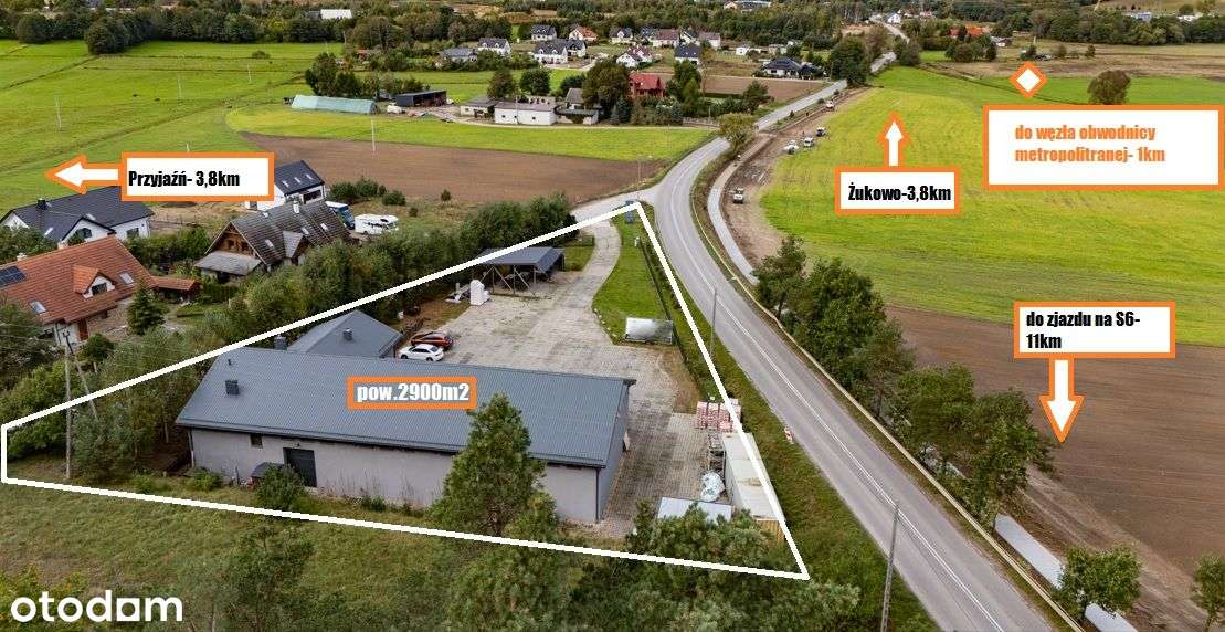 Hala biura i magazyny| Świetna lokalizacja| 1 km do węzła OMT - Pełny obrazek: 4/12