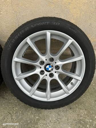 Jante Bmw OEM seria 5 F10/F11 cu cauc Dunlop 245/45/R18 dot 2016 5-6mm - 4