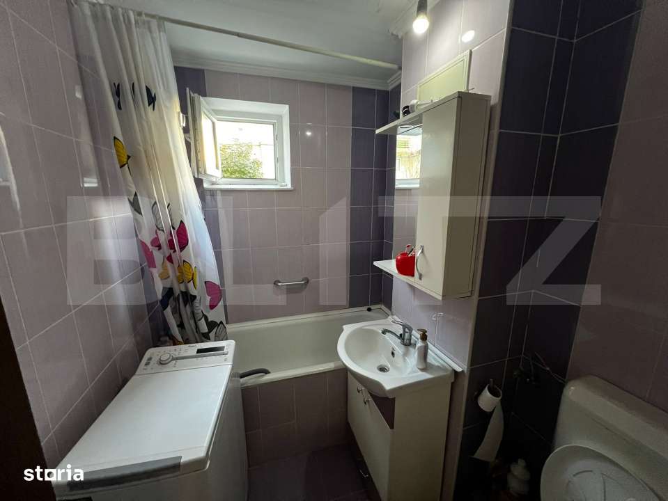 Apartament 1 camera renovat, 35 mp, parter – Unirii Reghin - Imagine principală: 5/6