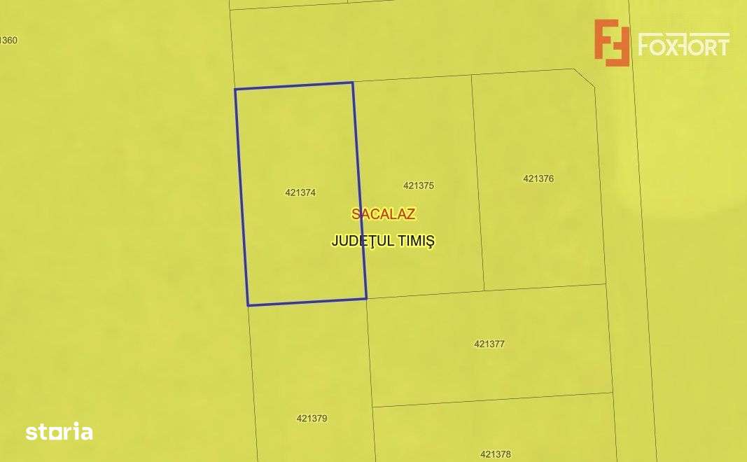 COMISION 0% Teren intravilan Sacalaz, 586 mp - Oportunitate investitie - Imagine principală: 3/6