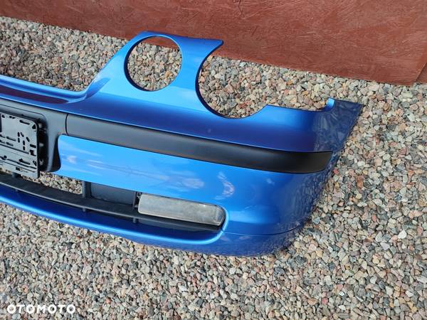 BMW E46 COMPACT ORYGINALNY ZDERZAK PRZEDNI W KOLORZE: ESTORILBLAU 335/5 W BDB STANIE O NR.  0 028 791 OEM - 6