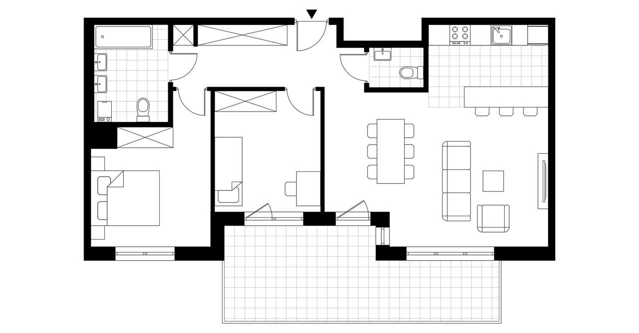 3-pokojowe mieszkanie 74m2 + balkon Bez Prowizji - Pełny obrazek: 3/8
