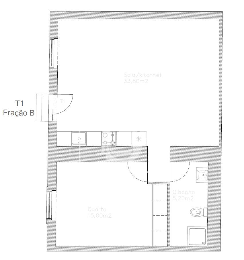 Apartamento T1 - Matosinhos Sul-25