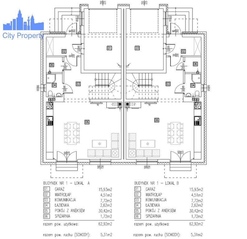 [Wideo] Bliźniak z garażem i poddaszem-16