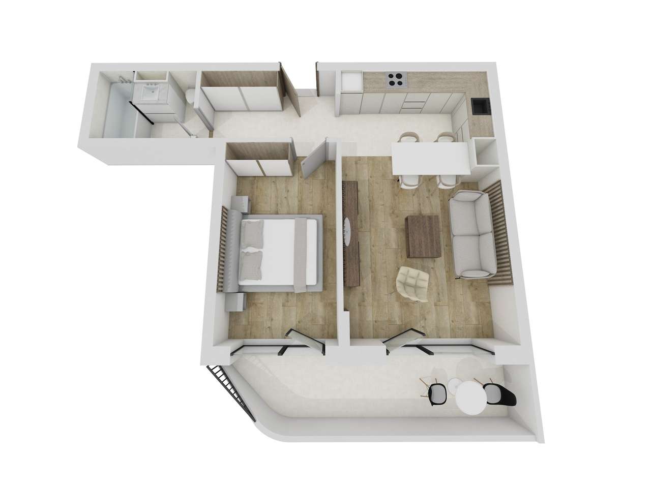 Apartamente 2 camere str Eroilor Floresti - Imagine principală: 4/5