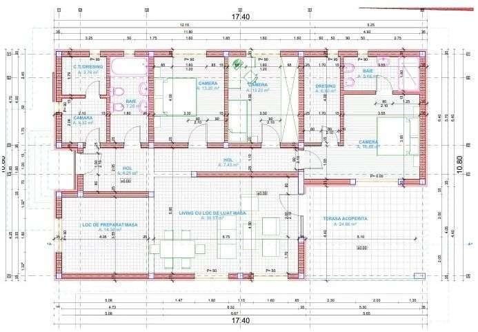Casa individuala, 130 mp, Pompa caldura, panouri solare, COMISON 0 - Imagine principală: 4/13