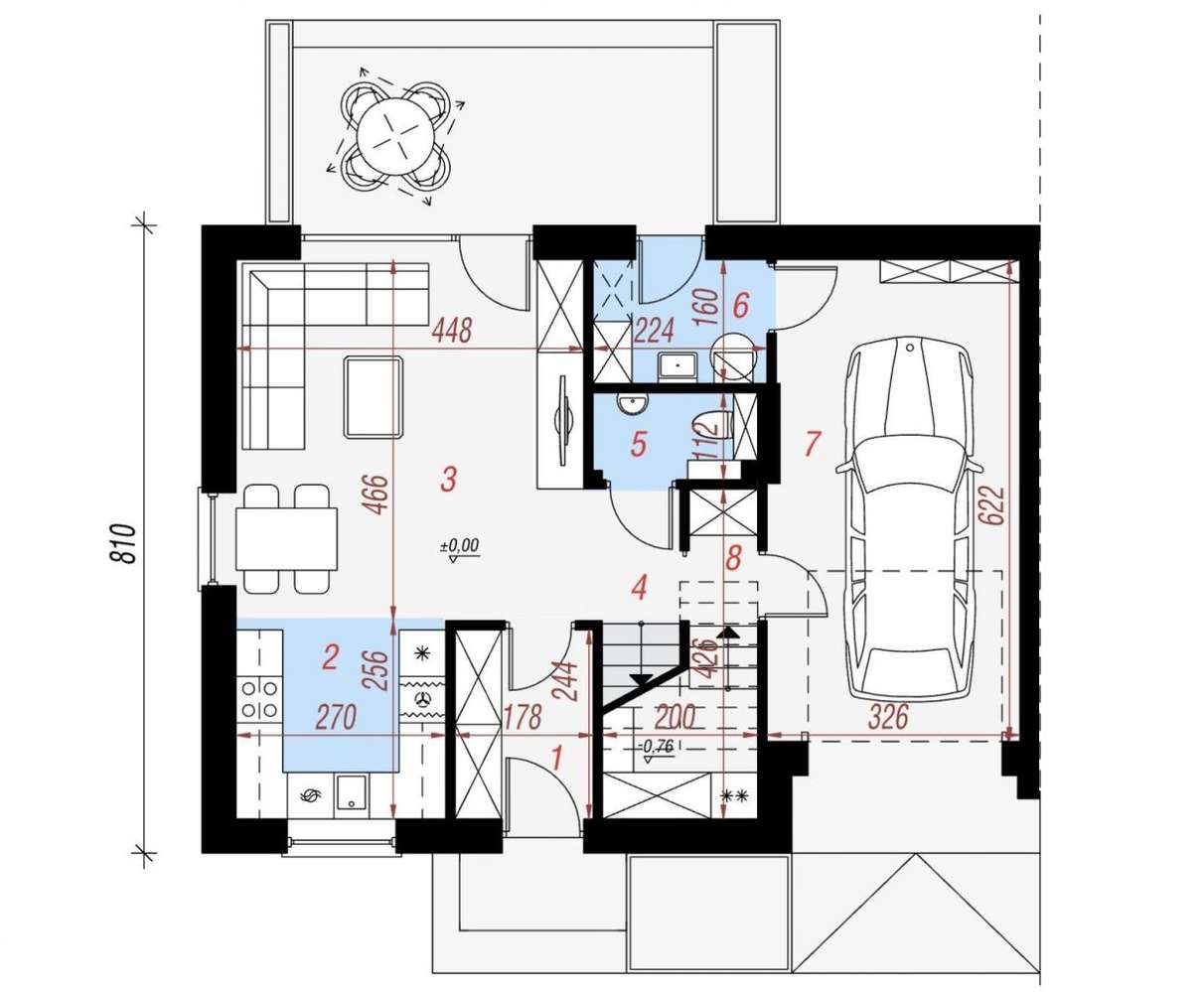 Dom bliźniak- 5 pokoi, działka 7 arów, Boduszyn - Pełny obrazek: 2/11