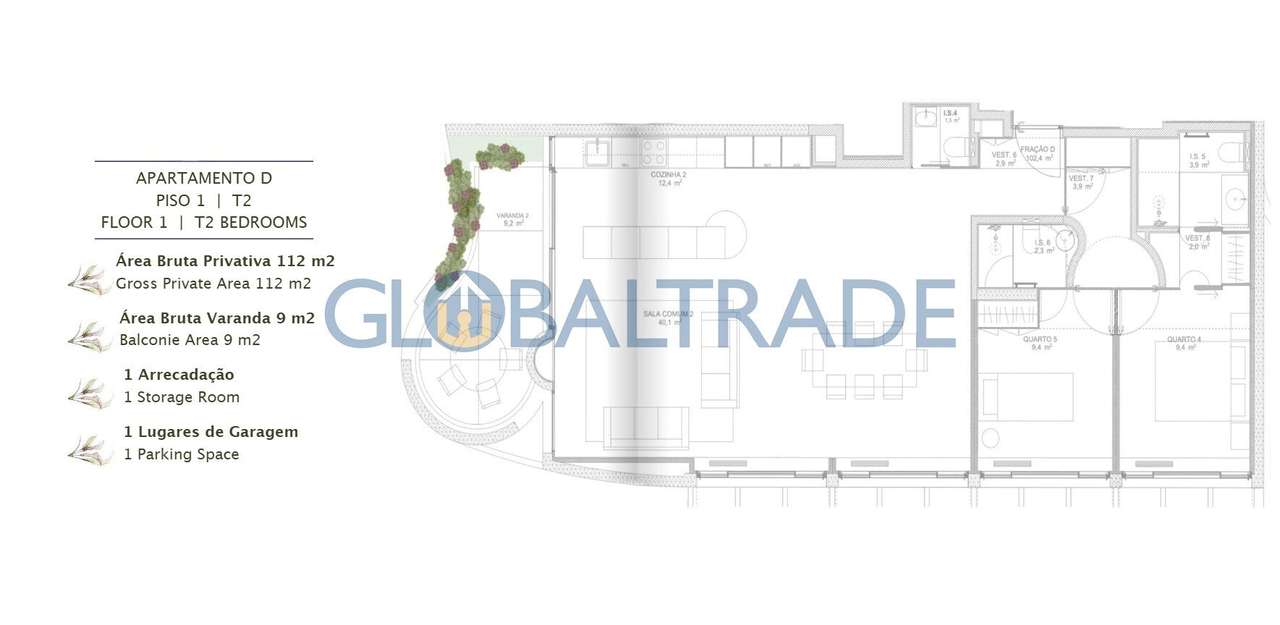 Apartamento T2 CASAS GARCIA DE ORTA 456 - Porto-10