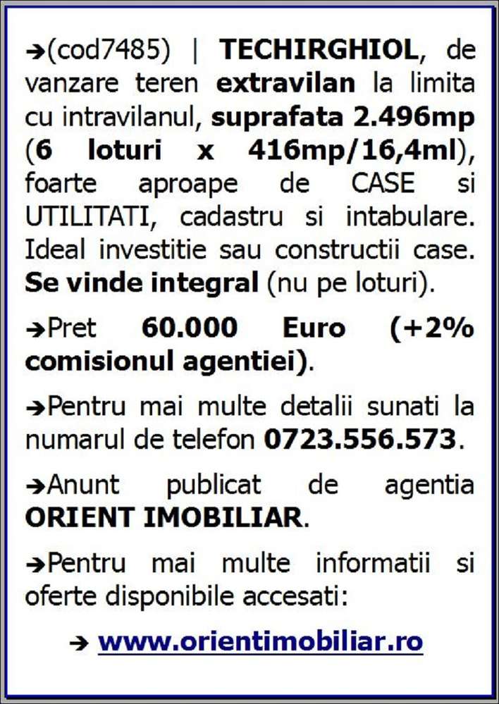 Techirghiol, teren 2.496mp, extravilan-8