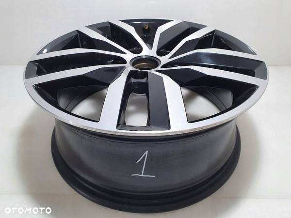 VW GOLF VII T-ROC PASSAT B8 ALUFELGI 17" 5G0601025BT ORYGINAŁ SUPER STAN - 2