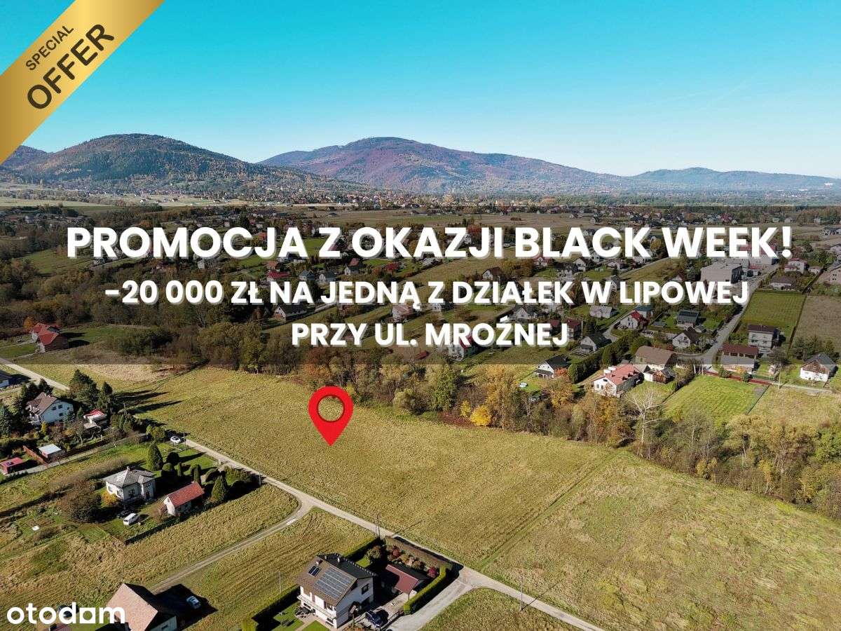 Działka z widokiem na góry w Lipowej! - Pełny obrazek: 1/9