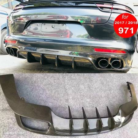 Spoiler, Difusor e Embaladeiras Porsche Panamera 971 (Carbono) - 5