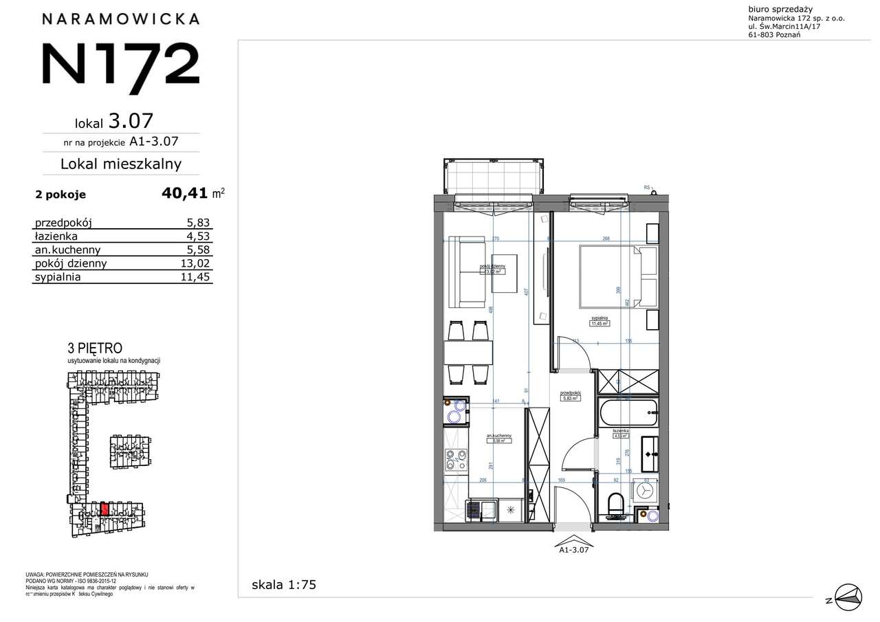 2-pokojowe mieszkanie 40m2 + balkon Bezpośrednio - Pełny obrazek: 2/9