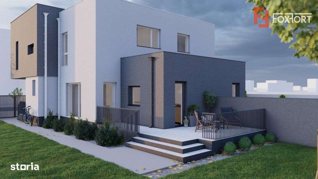 Duplex cu 3 camere si teren de 247 mp de vanzare in localitatea Sacala - Imagine principală: 3/16