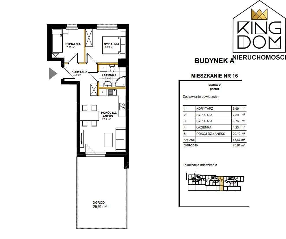 3-Pokojowe mieszkanie z dużym ogródkiem-Frombork - Pełny obrazek: 5/5
