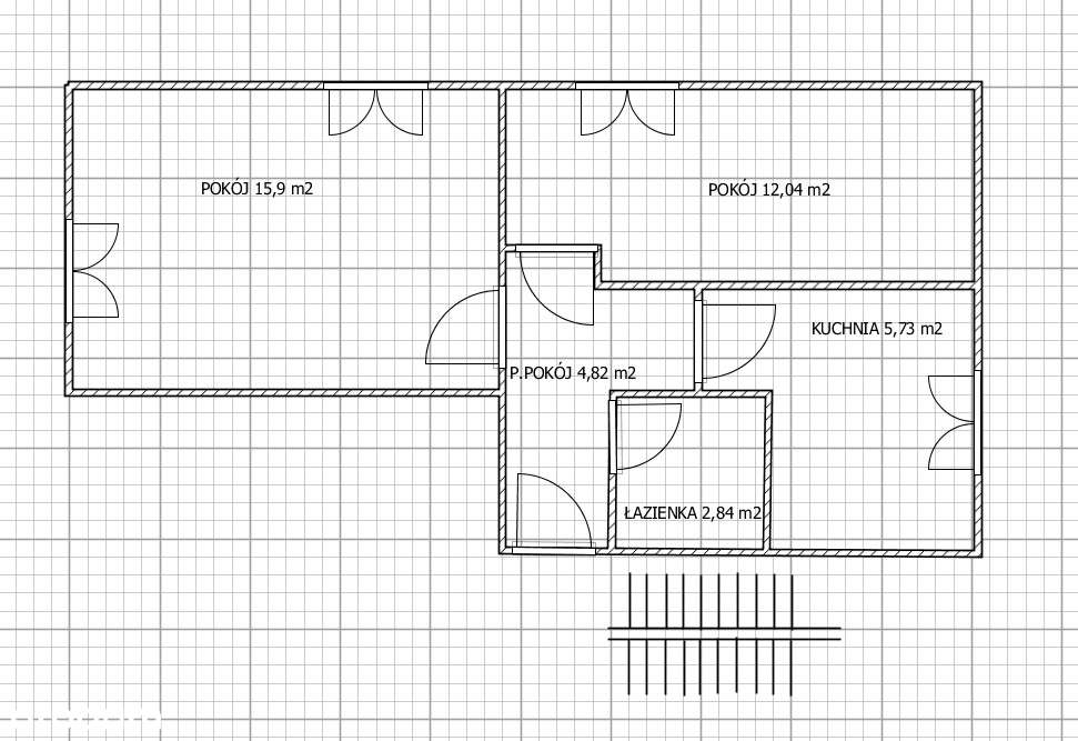 Mieszkanie 2-pokojowe centrum Opola – tylko 90 m od Rynku-9