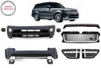 Pachet Exterior cu Grila Centrala Neagra Land Range Rover Sport L320 Facelift (200- livrare gratuita - 1