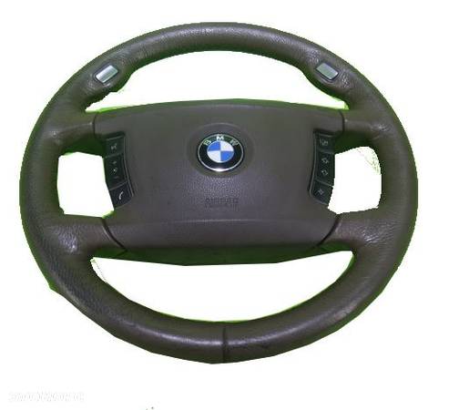 KIEROWNICA PODUSZKA AIRBAG BMW E65 E66 BEŻOWA LIFT - 2