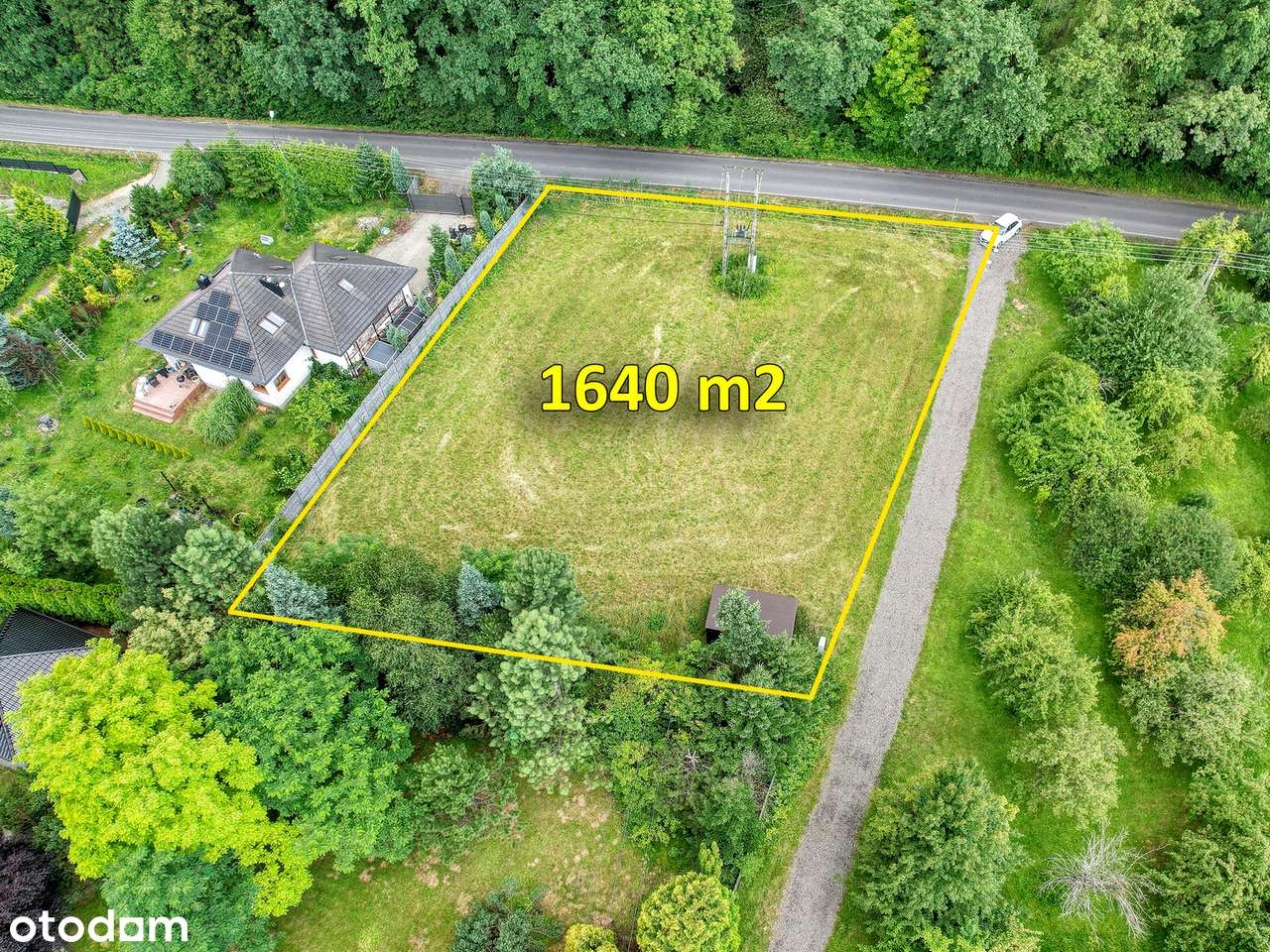 Działka budowlana pod lasem z dobrym dojazdem i pozwoleniem na budowę. - Pełny obrazek: 4/13