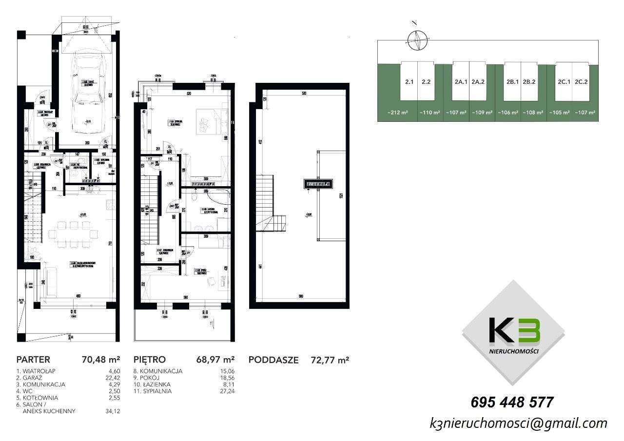 Bliźniak 212m2 z garażem przy lesie, dobry dojazd-2
