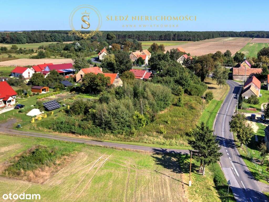 * Działka Budowlana z parkiem * 10 min od miasta *-18