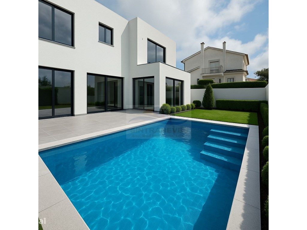 Viva com Conforto: Moradia T4 Exclusiva em Barcarena com Piscina - Grande imagem: 1/42