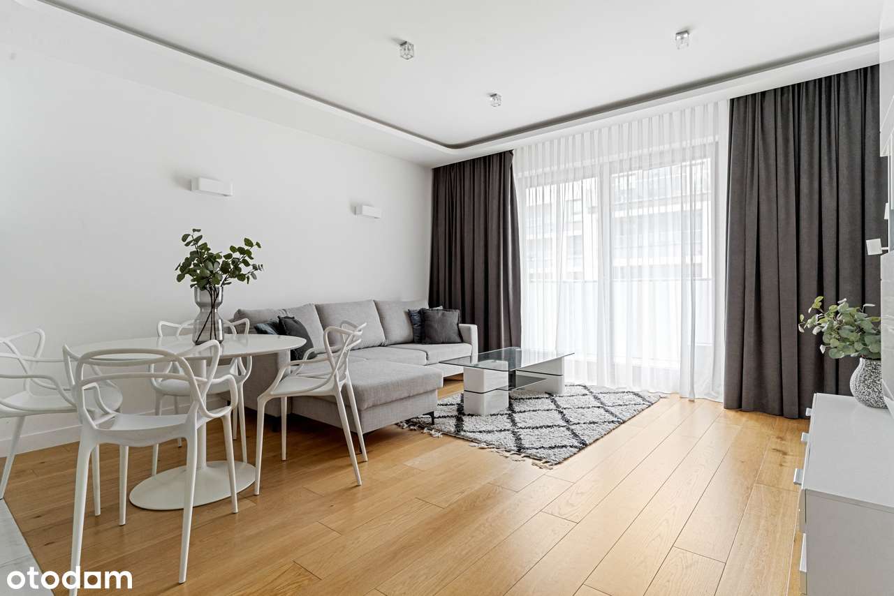 Trzy pokoje w Miasteczku Wilanów, gotowe do zamieszkania.-1