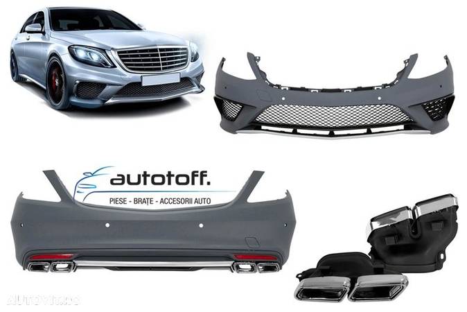 Pachet exterior Mercedes W222 S-Class (13-17) S63 AMG Design - 2